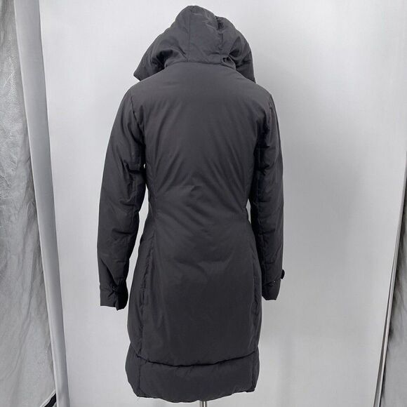 Ugg Australia womans puffer jacket small duck down black hoodie BoxL - Picture 3 of 11